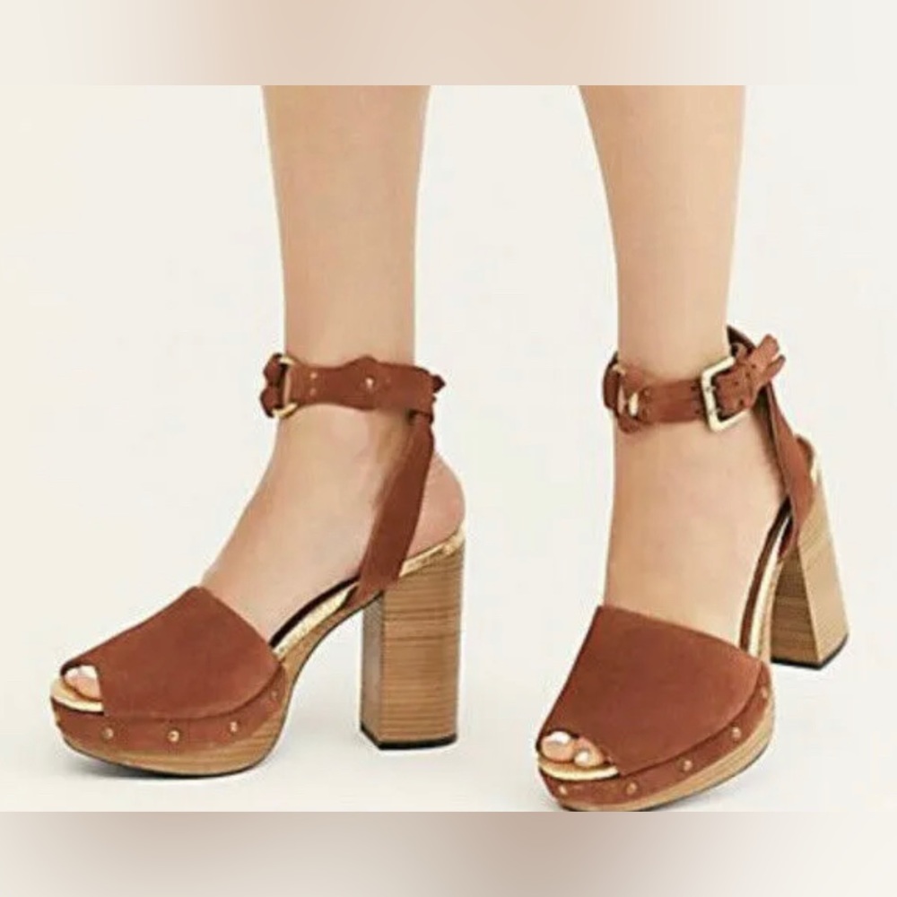 Free People New suede platform just amazing fit